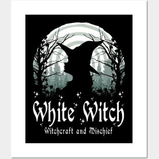 Wiccan Witchcraft - White Witch Posters and Art